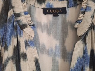 Vestido estampado de viscosa