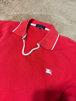 Polo Burberry Mujer Rojo