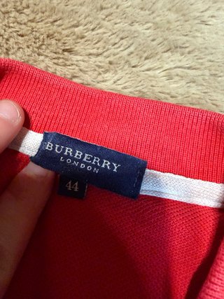 Polo Burberry Mujer Rojo