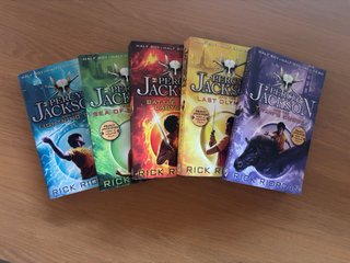 Saga Percy Jackson y los Dioses del Olimpo(inglés)
