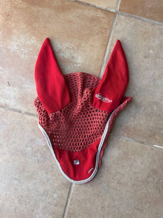 Orejeras Equestro para caballo rojas