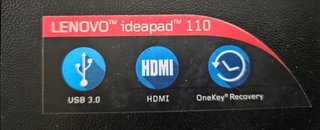 Portátil Lenovo Ideapad 110 Negro
