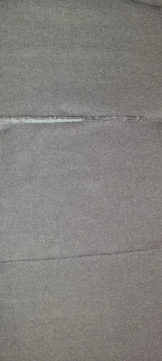 Sofá chaiselong beige/gris tela