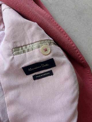 Massimo Dutti Blazer Coral Rosa