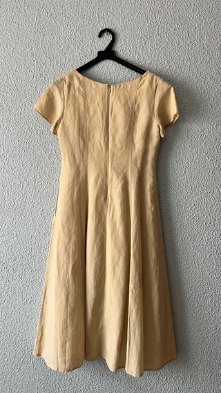 Vestido Uniqlo Beige Talla S
