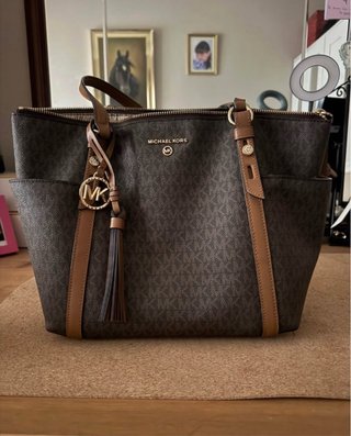Bolso Michael Kors Marrón y Dorado