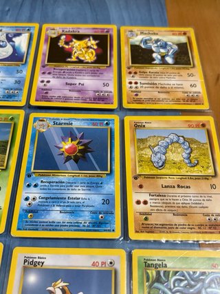 Cartas pokémon BASE SET 1ª EDICIÓN español