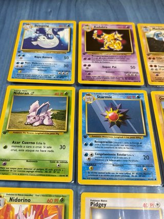 Cartas pokémon BASE SET 1ª EDICIÓN español
