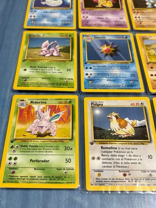 Cartas pokémon BASE SET 1ª EDICIÓN español