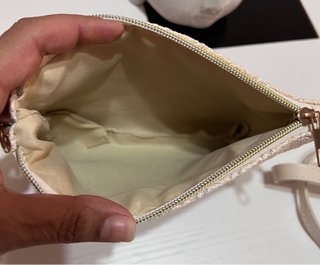 BOLSO RAFIA BEIGE MARIPOSA