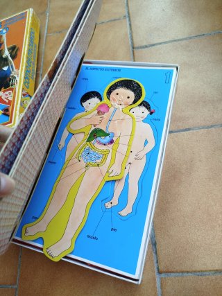 Juego Cómo es mi cuerpo años 80