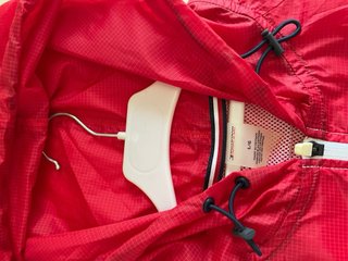 Cortavientos Tommy Jeans Sport Rojo/Blanco
