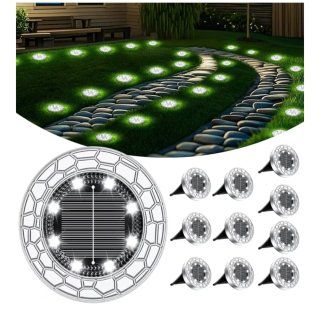 Luces Solares LED para Exterior (Plata)