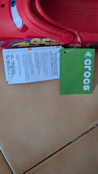 Crocs Rayo McQueen Nuevas, varias tallas.