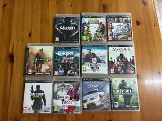 Lote 11 Juegos PS3: Call of Duty, FIFA, GTA V...