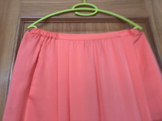 Falda larga Zara.