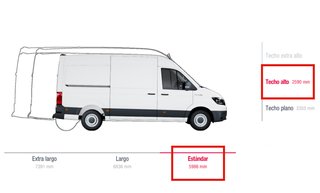 Extensión lateral VW Crafter II/Man TGE L3; H2-H3