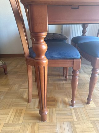 Mesa de salón y 6 sillas