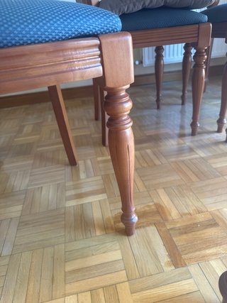 Mesa de salón y 6 sillas