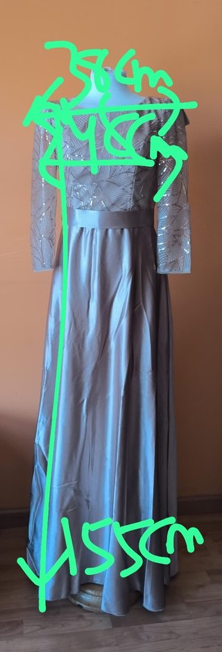 Vestido Fiesta UNIQS Champagne Talla M