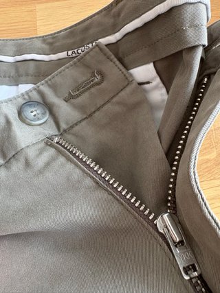 Pantalón chino Lacoste verde
