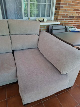 Sofá cama de 3 plazas con chaise longue