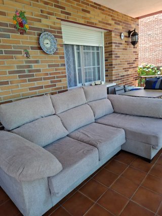 Sofá cama de 3 plazas con chaise longue