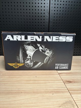 Filtro de aire Arlen Ness negro Harley