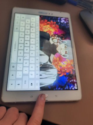 Samsung Tablet Plata/Blanca