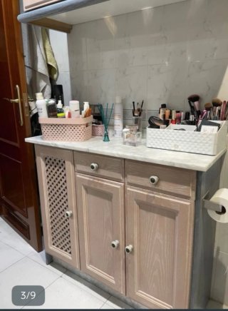 Muebles de Baño Madera y Cristal