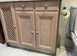 Muebles de Baño Madera y Cristal