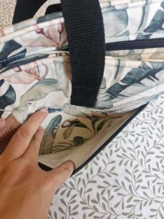 Bolso gemelar Betribe estampado elefantes