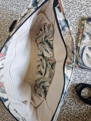 Bolso gemelar Betribe estampado elefantes