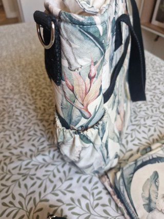 Bolso gemelar Betribe estampado elefantes