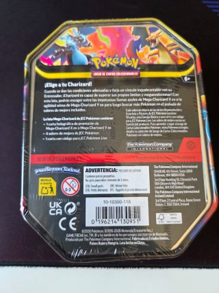Lata Pokémon Mega Charizard EX