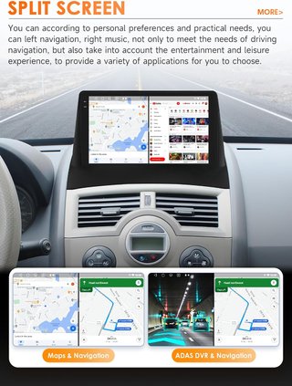 Android 14 Qualcomm 8 Núcleos Autoradio Renault