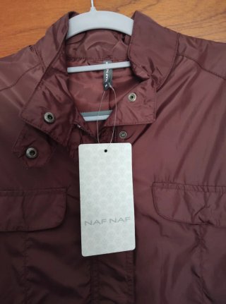 Chaqueta NAF NAF granate fina