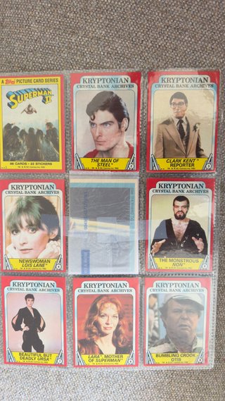 Gran colección Superman Topps 1978–1983 – 3 colecc