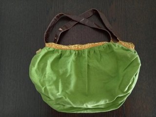 Bolso de flores reversible