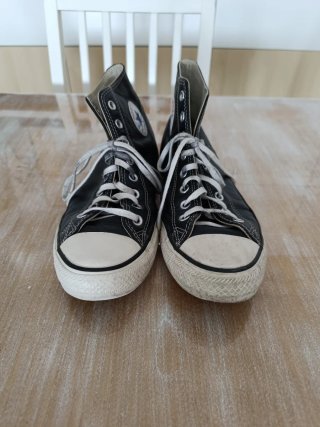 Zapatillas Converse All Star Negras Blancas