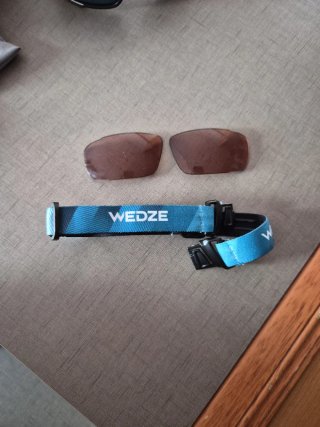 Gafas de sol para esquiar y senderismo WEDZE negra