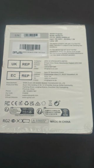 Proyector XGODY Gimbal A1 8K Auto Focus Android 14