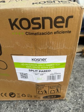 Aire Acondicionado Kosner Split Pared R32