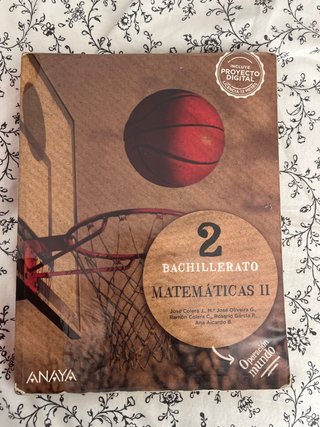 Matemáticas II. 2o de Bachillerato