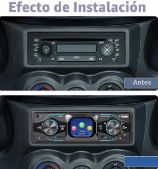 Radio Coche Pantalla Táctil Bluetooth 1 DIN