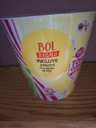 Bol de palomitas Minions sin abrir