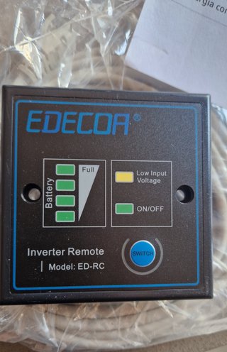 Inversor EDECOR 1000W/2000W Onda Pura