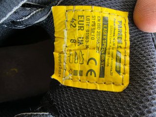 Zapatos de seguridad Paredes negros/grises