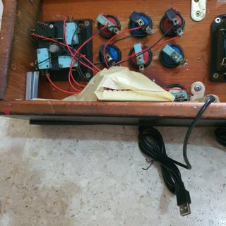 Joystick Arcade Rojo
