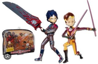 Figuras Code Lyoko William + Ulrich (leer)